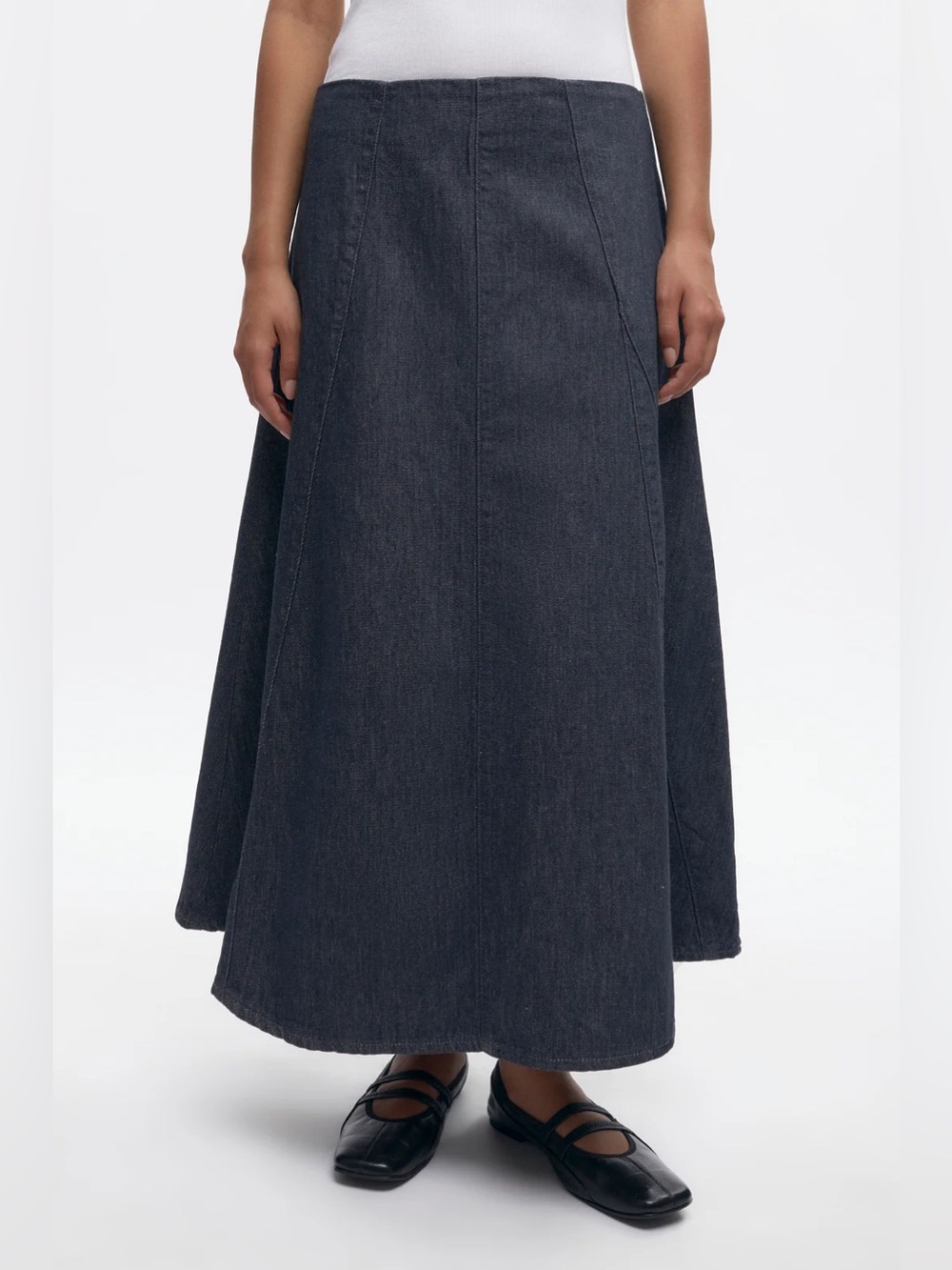 Kotn Wave Denim Skirt